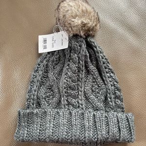 Joe Fresh Gray Beanie Hat. The yellow beanie is not available, it’s sold.